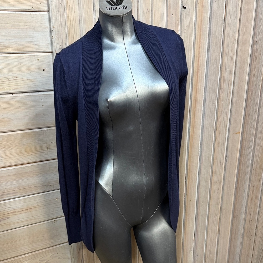 Merona Navy Women's Open Front Cardigan